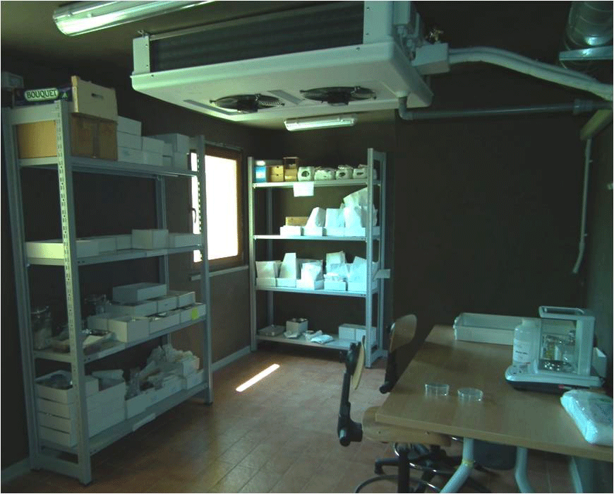 Il laboratorio della Banca del Germoplasma